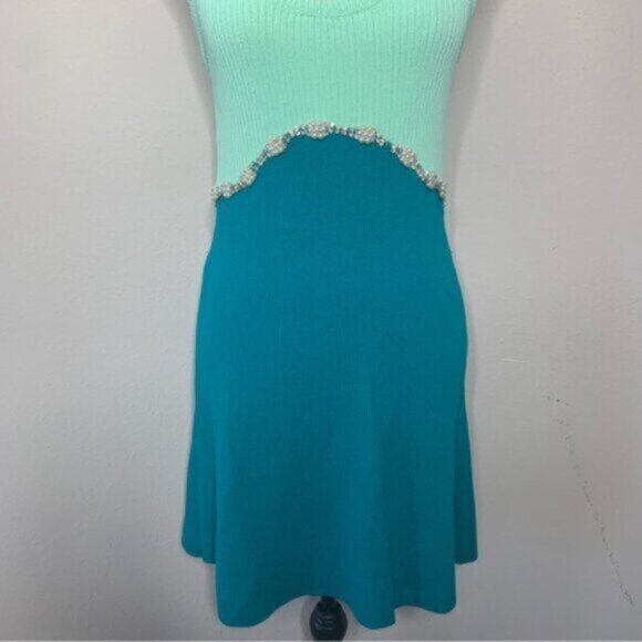 NWT Zara Jewel Applique Knit Mini Dress - Picture 7 of 11